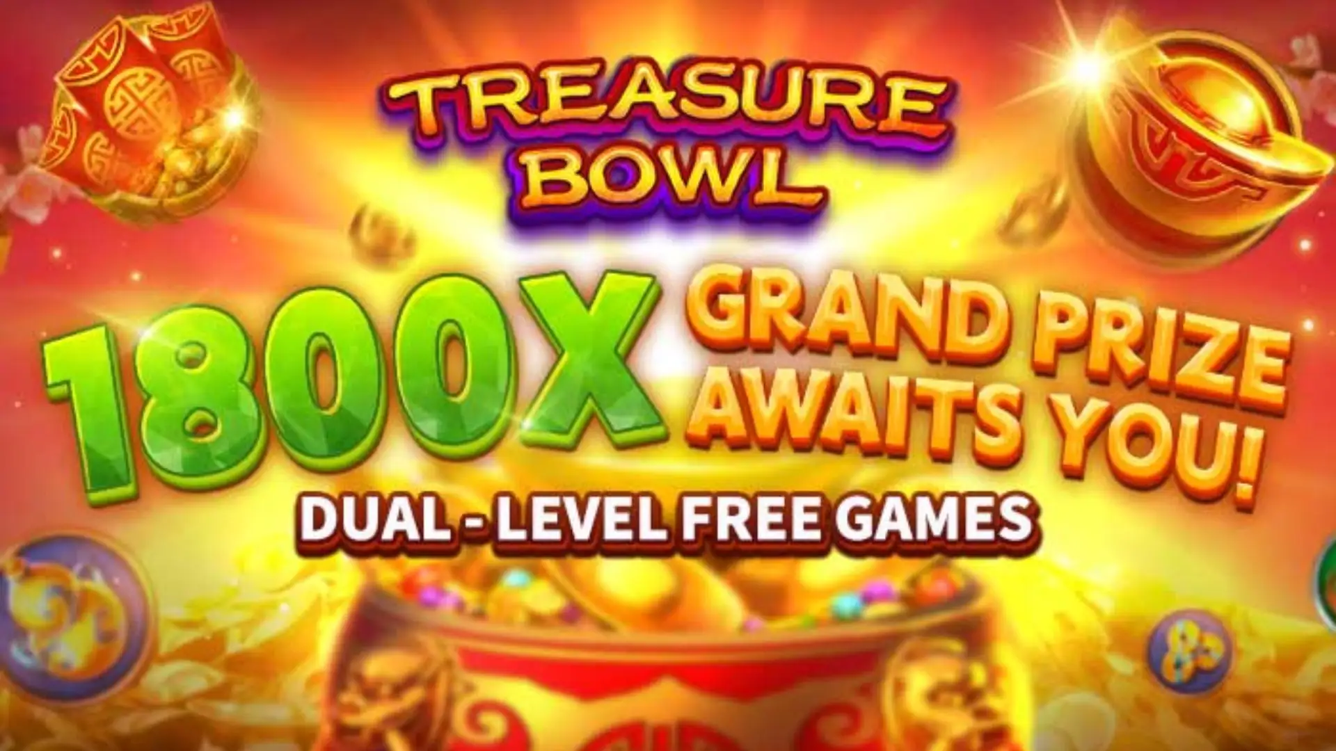 Multiplicadores Treasure Bowl win44 - 7777x Máximo com Tigela Dourada
